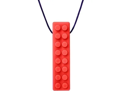 ARK'S Brick Stick™ Chew Necklace RED