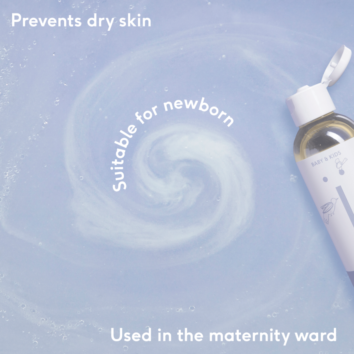 Naif Bath Oil for Baby & Kids 100ml - Image 3