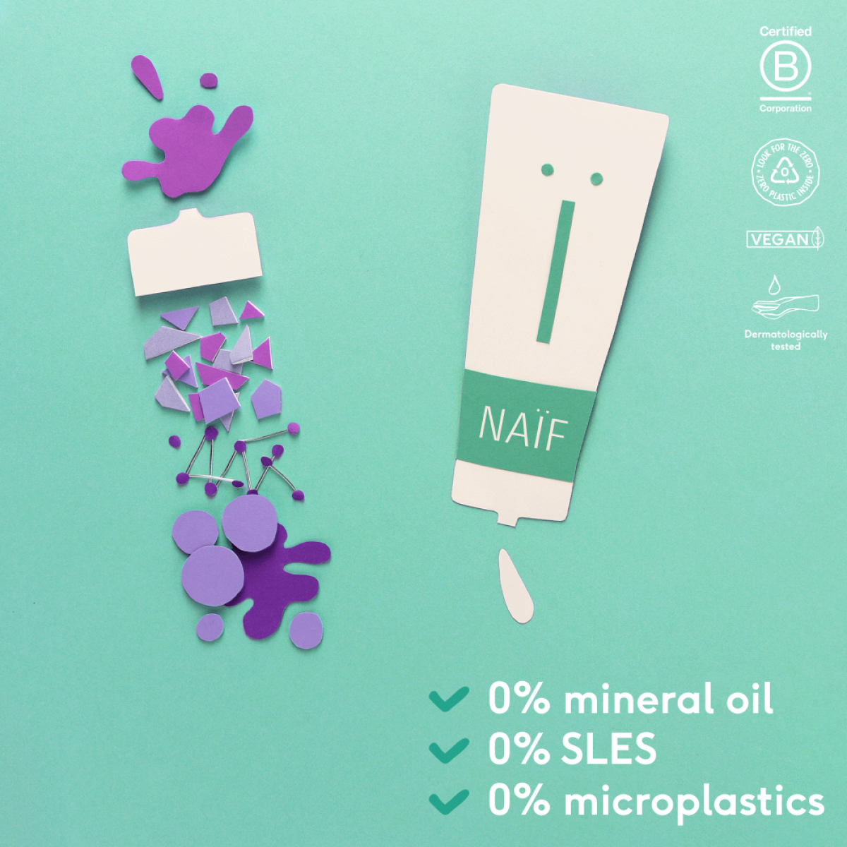 Naif Bath Oil for Baby & Kids 100ml - Image 4